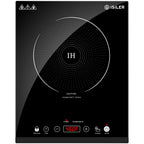 Portable Induction Cooktop, iSiLER 1800W Sensor Touch Electric Induction Cooker Hot Plate with Kids Safety Lock, 6.7" Heating Coil, 18 Power 17 Temperature Setting Countertop Burner with Timer