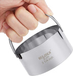 HULISEN Biscuit Cutter Set (5 Pieces/Set), Round Cookies Cutter with Handle, Professional Baking Dough Tools, Gift Package