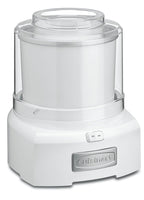 Cuisinart Ice Cream Maker Machine, 1.5 Quart Sorbet, Frozen Yogurt Maker, Double Insulated, White, ICE-21P1