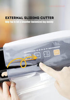Потужний та компактний вакуумний пакувальник MegaWise Автоматичний пакувальник харчових продуктів одним дотиком