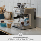 Breville Barista Touch Espresso Machine BES880BTR, Black Truffle