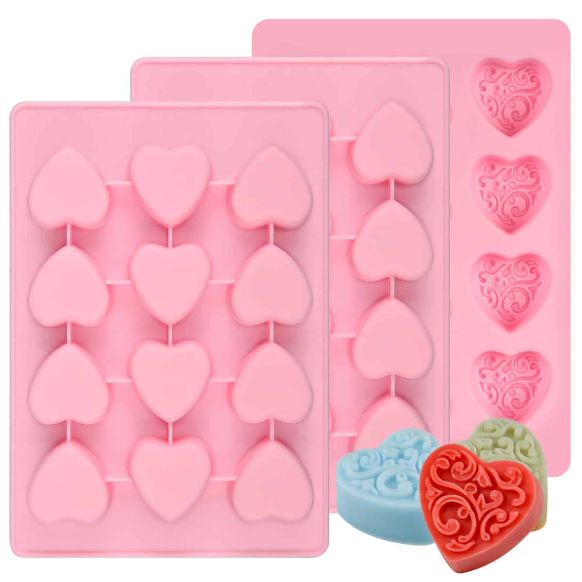 Chocolate Bar Mold - Non-Stick Chocolate Molds, Food Grade Silicone Deep Mold for Dubai Pistachio, Candy, Snacks