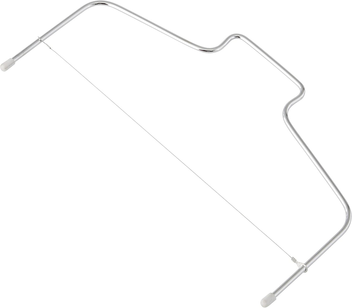 Wilton Adjustable Cake Leveler & Slicer, Stainless Steel Wire, Adjustable Cake Tool With Layer Cutting Feature, Baking Supplies And Baking Tools (Silver)