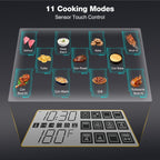 24" Electric Wall Oven, ETL Certified, thermomate 2.6 Cu.Ft. Built-in Wall Oven with 12 Functions, 3100W Convection Ovens, Sensor Touch Control, Safety Lock, Stainless Steel