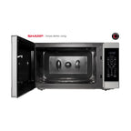 SHARP SMC2266KS Piekarnik z wyjmowanym 16,5-calowym obrotowym talerzem karuzelowym, stopy sześcienne, 1200 W kuchenka mikrofalowa do zabudowy, 2,2 CuFt, stal nierdzewna