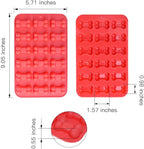 homEdge Puppy Dog Paw and Bone Silicone Molds, Non-Stick Food Grade Silicone Molds for Chocolate, Candy, Jelly, Ice Cube, Dog Treats (Puppy Paw Bone Set of 4PCS)