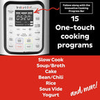 Instant Pot Duo Plus 9 w 1 elektryczny szybkowar, wolnowar, urządzenie do gotowania ryżu, parowar, urządzenie do smażenia, jogurtownica, podgrzewacz i sterylizator, zawiera aplikację z ponad 800 przepisami, stal nierdzewna, 6 litrów