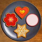 Metal Cookie Cutters Set- Heart, Star, Round, Flower - 12Pcs Cookie Cutters - Heart Star Cookie Cutter Round Small Cutter Flower Cookie Cutter for Baking