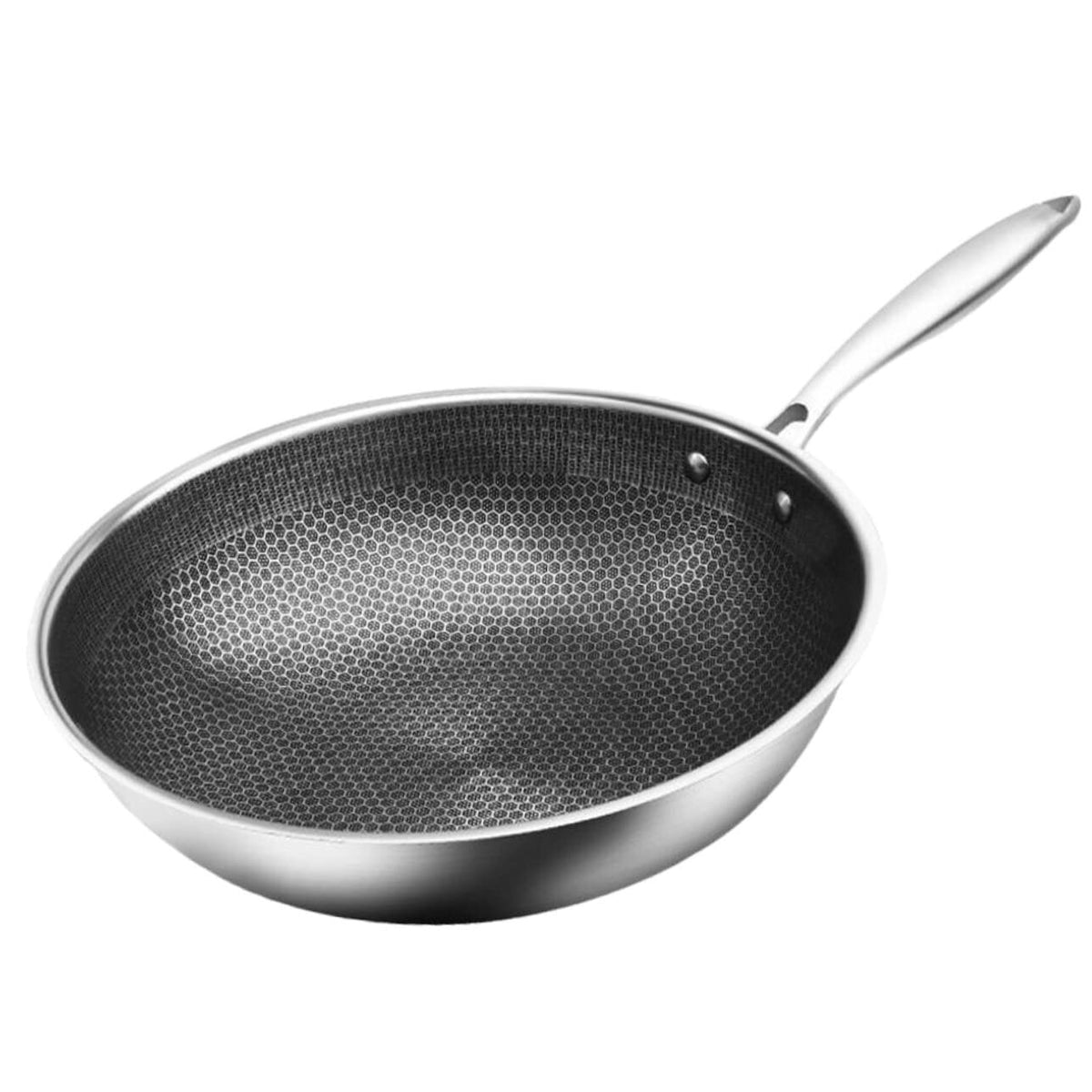 Yardwe Stainless Steel Wok Pan, Nonstick, 150"