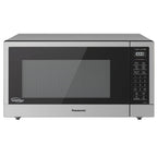 Мікрохвильова піч Panasonic NN-SN76LS з циклонним інверторним режимом настільної роботи об'ємом 1,6 куб. фута, потужністю 1250 Вт, з сенсорним керуванням Genius, розміри 48,4 см (Г) x 54,8 см (Ш) x 29,4 см (В), нержавіюча сталь