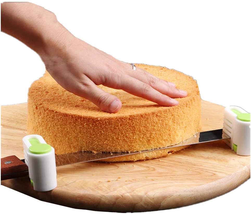 5 Pcs DIY Cake Slicer, Bread Cutter Slice Adjustable 5 Layers, Bread Cake Segmentation Toast Slice Layered Auxiliary Divider