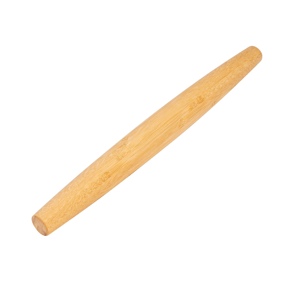 Classic French Rolling Pins Bamboo Wooden Rolling Pin for Baking Pizza Dough Pie Cookie, 13-Inch