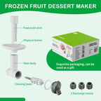 Dairy-Free Ice Cream Maker Attachment for KitchenAid Stand Mixer, Natural Fruit Desserts Maker, Frozen Yogurt Maker, Dishwasher-Safe Sorbet Maker, Frozen Fruit Soft Serve Maker by OTOmitra