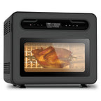 Piekarnik do pieczenia na gorąco Air Fryer 26QT, piekarnik parowy do blatu, pasuje do pizzy 12", 6 kromek tostów, duża pojemność, rożen i suszarka do pizzy