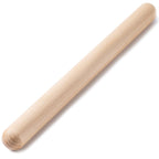 AISOSO Rolling Pins for Baking, 15.75 Inches Wooden Rolling Pin with Handles, Classic Nonstick Dough Roller for Fondant Pizza Pie Crust Cookie Pastry, Kitchen Baking Essentials, Light Yellow