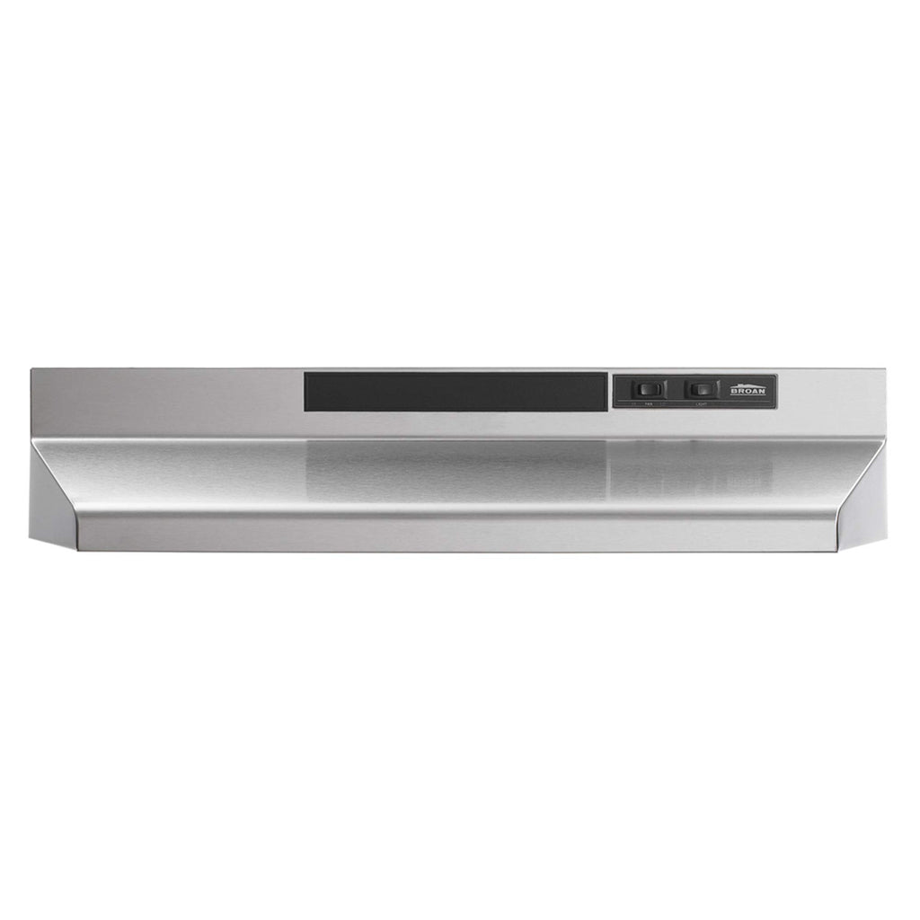 BROAN F403004 Витяжка Broan(R) 30 дюймів, що трансформується під шафу, 160 CFM, нержавіюча сталь
