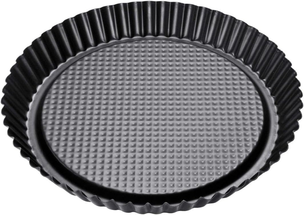 Zenker Non-Stick Carbon Steel Flan/Tart Pan, 11-Inch, grey