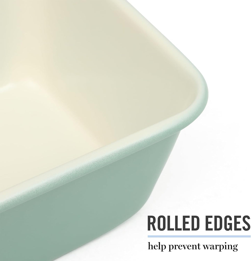 Martha Stewart Gallen 9 Inch Nonstick Carbon Steel Loaf Pan - Teal