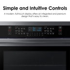 SAMSUNG 30" Smart Double Wall Oven, Black Stainless Steel, NV51T5511DG/AA
