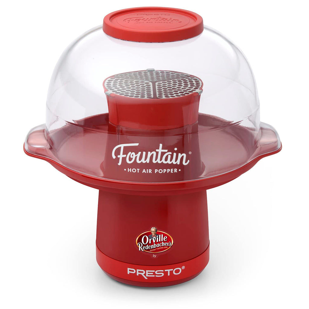 Попкорн Presto Orville Redenbacher's Fountain Hot Air Popper, 20 чашок, червоний