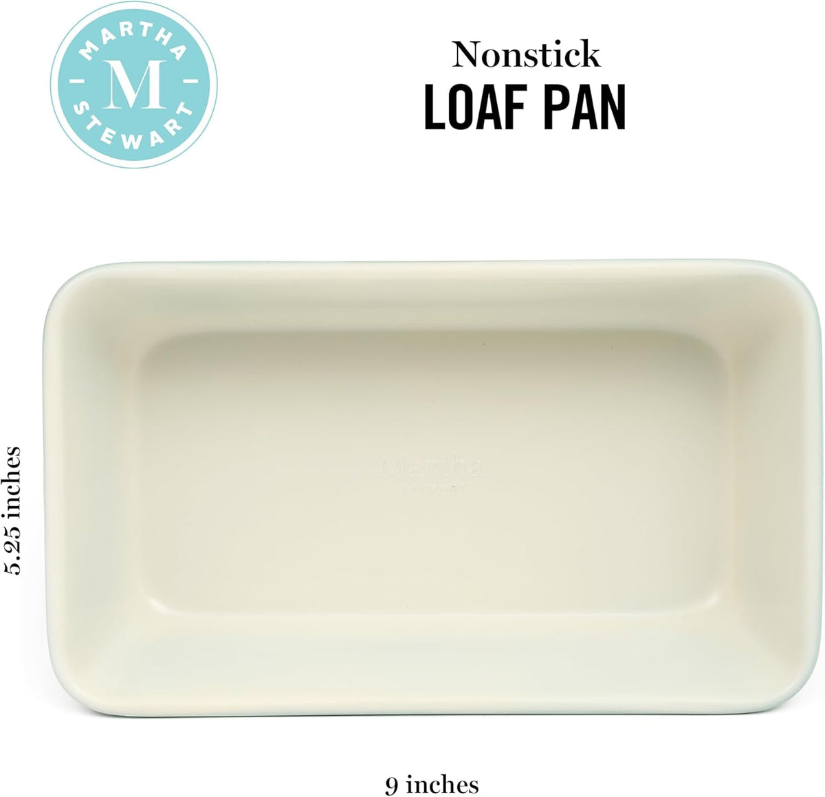 Martha Stewart Gallen 9 Inch Nonstick Carbon Steel Loaf Pan - Teal