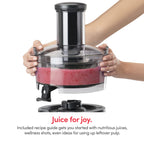 NutriBullet Juicer Centrifugal Juicer Machine for Fruit, Vegetables, and Food Prep, 27 Ounces/1.5 Liters, 800 Watts, Gray NBJ50100