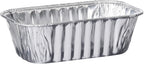 PLASTICPRO [1 Lb 10 Pack Disposable Loaf Pans Aluminum Tin Foil Meal Prep Bakeware - Cookware Perfect for Baking Cakes, Bread, Meatloaf, Lasagna 1 Pound 6'' X 3.75'' X 2''