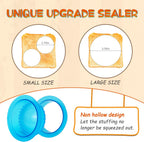 HiYZ Sandwich Cutter and Sealer - 5 PCS Decruster Sandwich Maker - Peanut Butter and Jelly Crustless Sandwich Bread Pancake Maker Cookie Cutter for Kids Children Boys Girls