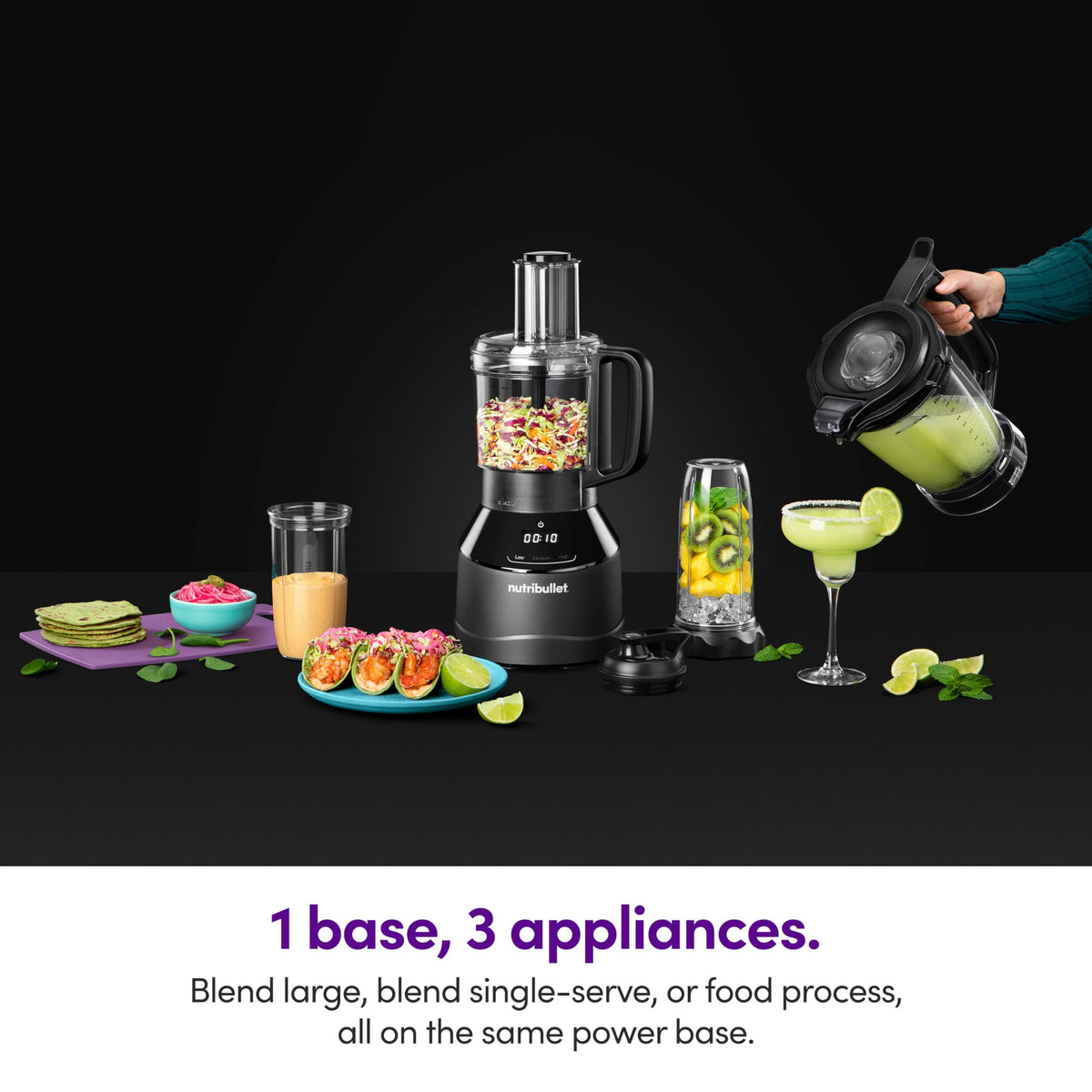 Система потрійної підготовки Nutribullet NBKS50100, чорна