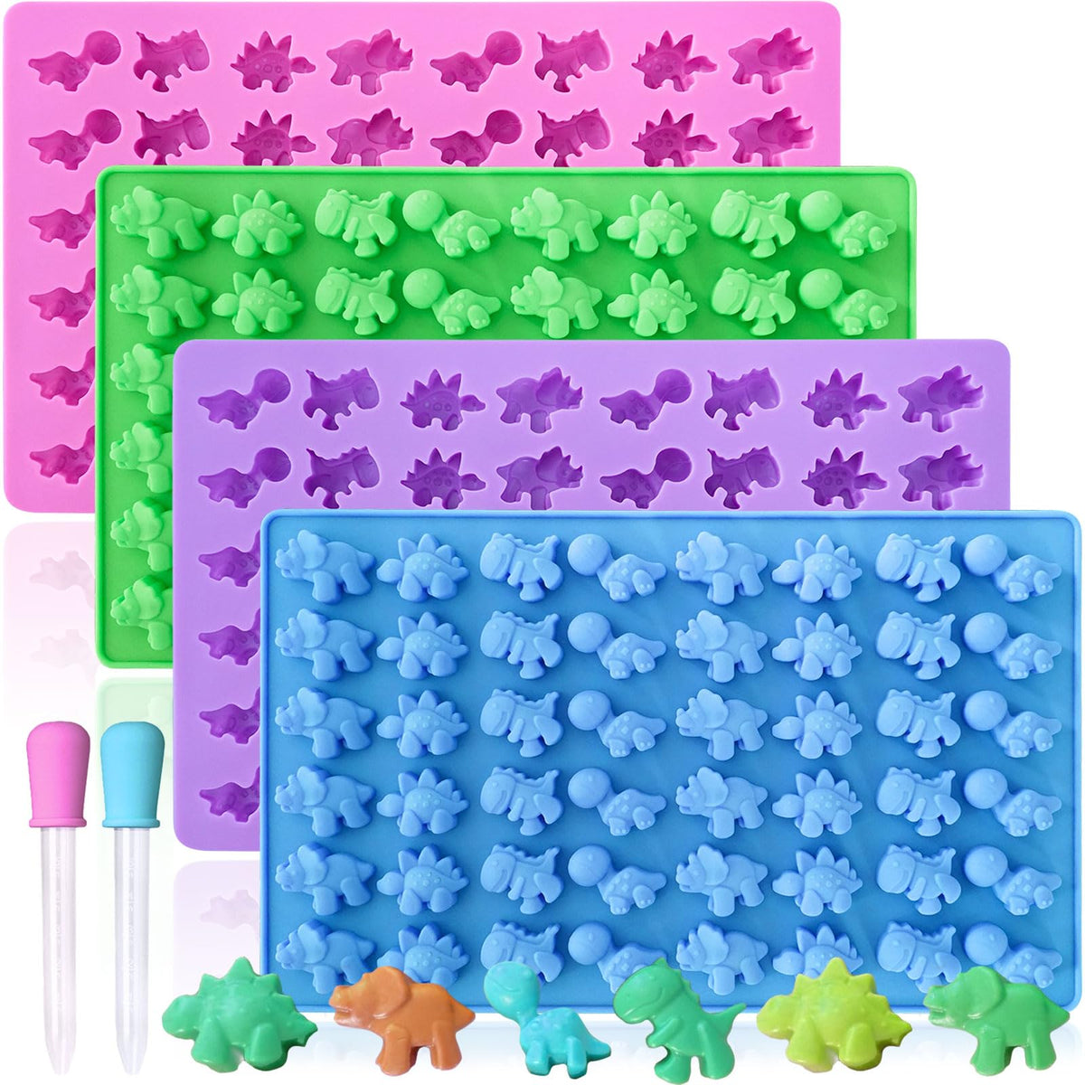 HKNMTT Chocolate Bar Molds Silicone, Large Stuffed Dubai Pistachio Deep Bar Moulds Kit 1 Inch Thick Big Pack of 2, Ideal for Homemade Making Bar Candy Bar Bpa Free DIY