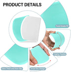 Bench Scraper, Premium Stainless Steel Dough Scraper with 2 PCS Flexible Bowl Scraper, Dough Cutter with Measuring Scale, Versatile Kitchen Scraper Set for Pastry Bread Pizza Cake