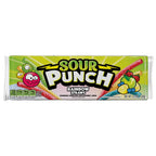 Sour Punch Straws, Sweet & Sour Flavored Soft, Chewy Candy, Tray, Blue Raspberry , 2 Ounce (Pack of 24)