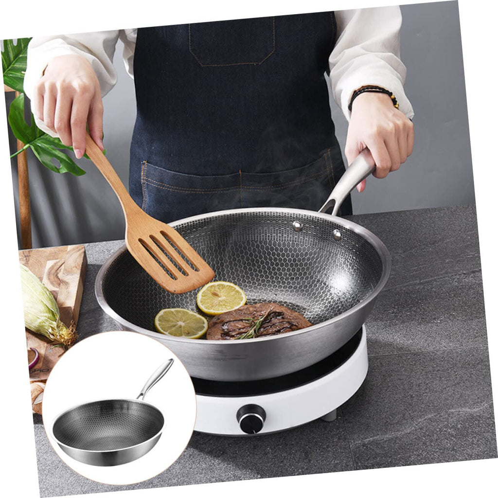 Yardwe Stainless Steel Wok Pan, Nonstick, 150"