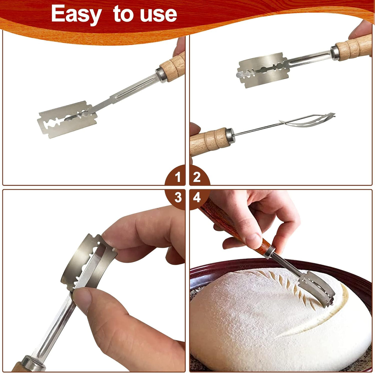 Bread Lame Blades, Bread Lame Blades Refill, Bread Scoring Blade Refill
