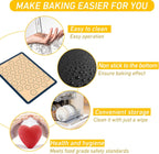 Macaron Silicone Baking Mats - Set of 2 Non Stick Silicon Macaroon Baking Sheet Cookie Cake Liner