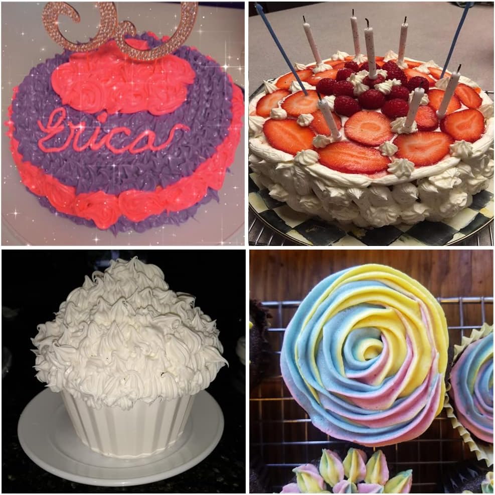 Piping Bag and Tips Cake Decorating and Baking Supplies Kit Includes Cupcake Icing Tips with Pastry Bag