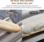 Baguette Pan French Bread Pans For Baking Pans, Nonstick 2 Slots Perforated Italian Loaf Pan Mold Long French Bread Pan Golden