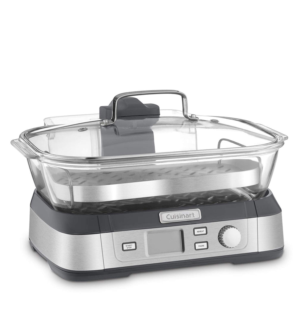 Цифрова скляна пароварка Cuisinart STM-1000 Cook Fresh, один розмір, нержавіюча сталь