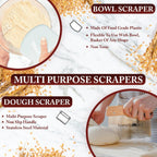 Banneton Bread Proofing Basket Set of 2-9" Round & 10" Oval - Rattan Sourdough Proofing Baskets and Sourdough Bread Baking Supplies for home bakers.