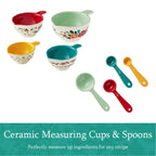 The Pioneers Womans Prairie Signature 30-Piece Cast Aluminum Cookware Set, Teal – Nonstick, Oven Safe, Durable Cookware with Utensils, Knives, and Storage Protection