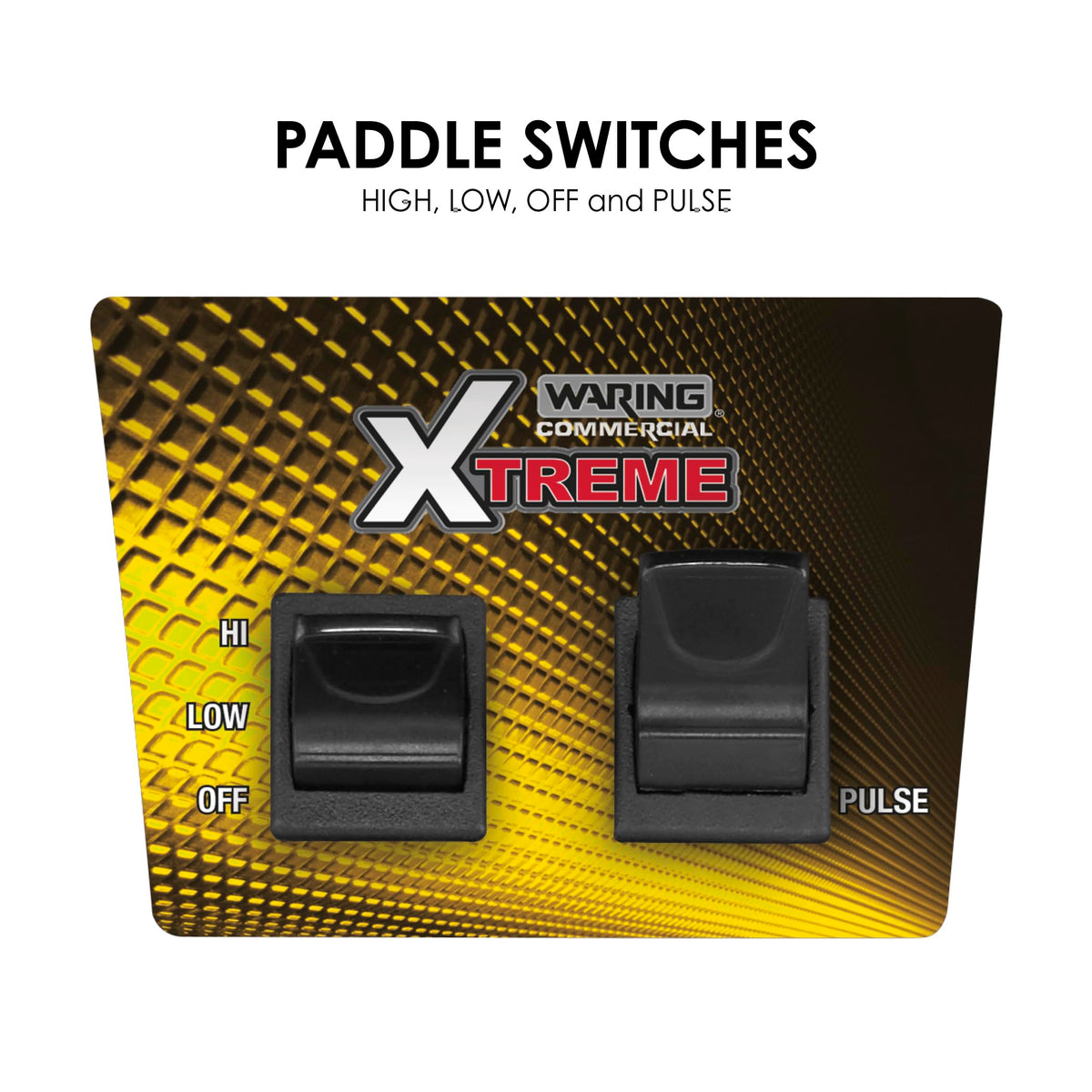 Блендер Waring Commercial MX1000XTX потужністю 3,5 к.с. з перемикачами, імпульсним режимом та контейнером з кополіестеру об'ємом 64 унції без бісфенолу А, 120 В, 5-15-фазна вилка, чорний