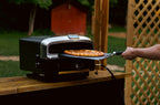 Piec do pizzy HALO Versa 16 Outdoor | Obrotowy kamień wypieka pizzę o średnicy do 16 cali | W zestawie z pokrywą piekarnika