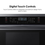 SAMSUNG 30" Electric Wall Oven Microwave Combo, Black Stainless Steel, NQ70T5511DS/AA