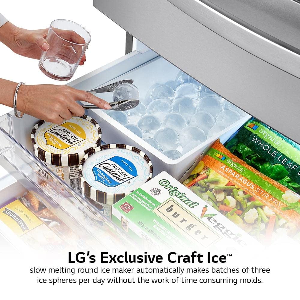 30 cu. ft. Smart wi-fi Enabled InstaView™ Door-in-Door® Refrigerator with Craft Ice™ Maker