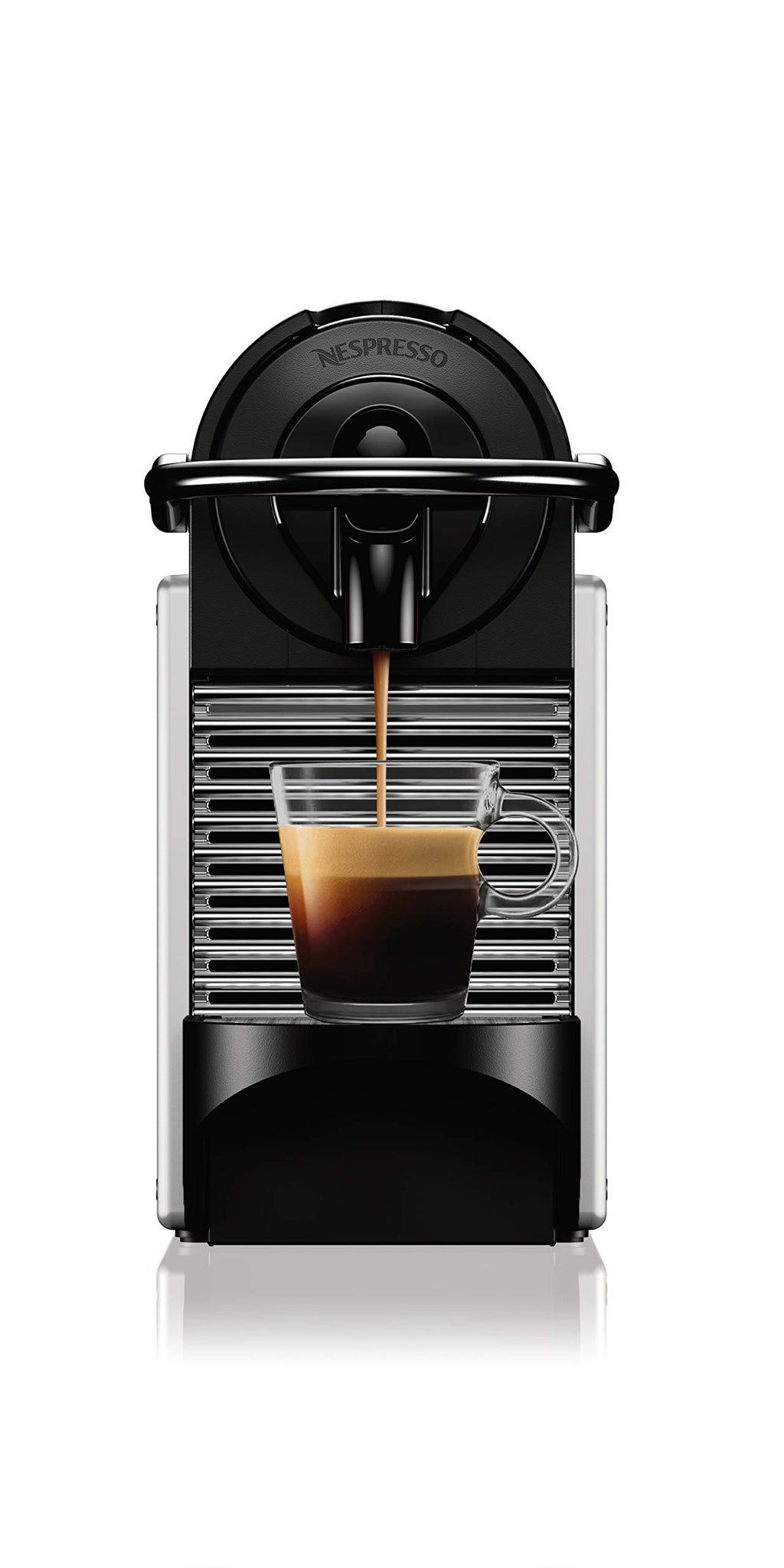 Еспресо-машина Nespresso Pixie від De'Longhi, 1100 мл, алюміній, срібло
