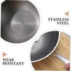 Yardwe Stainless Steel Wok Pan, Nonstick, 150"