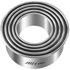 ALLTOP Circle Biscuit Cutter Set –Stainless Steel Baking Supplies for Effortless Round Cookie Shaping, Pastry & Fondant Tool Creation–Precise Cut Kitchen Utensil for Sandwich, Scone, Donut -3PC Round