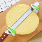 AUEAR, 2 Sets DIY Cake Leveler Slicer Adjustable Bread Cutter 5 Layers for Toast Kitchen Fixator Tool