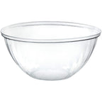 PLASTICPRO Disposable Round Crystal Clear Serving Bowls For Party Snack or Salad, Plastic Clear Chip Bowls, Candy Dish (2, 48 OUNCE)