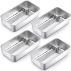 TeamFar Loaf Pans for Baking Bread, 9 × 5 Inch Stainless Steel Loaf Bread Pans Tins for Homemade Brownies, Healthy & Sturdy, Oven & Dishwasher Safe - Set of 2